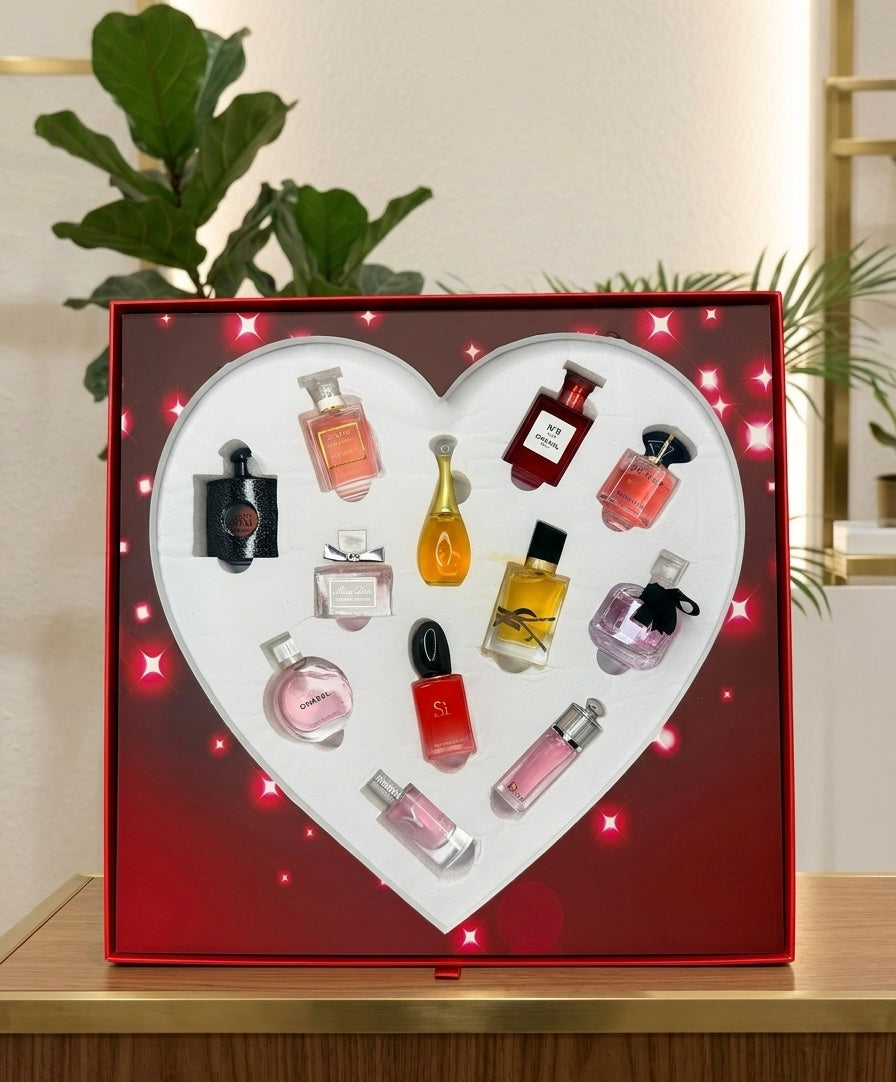 Set, Corazón perfume Mini