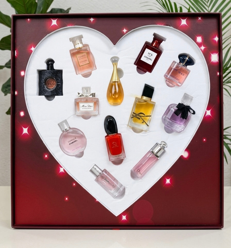 Set, Corazón perfume Mini
